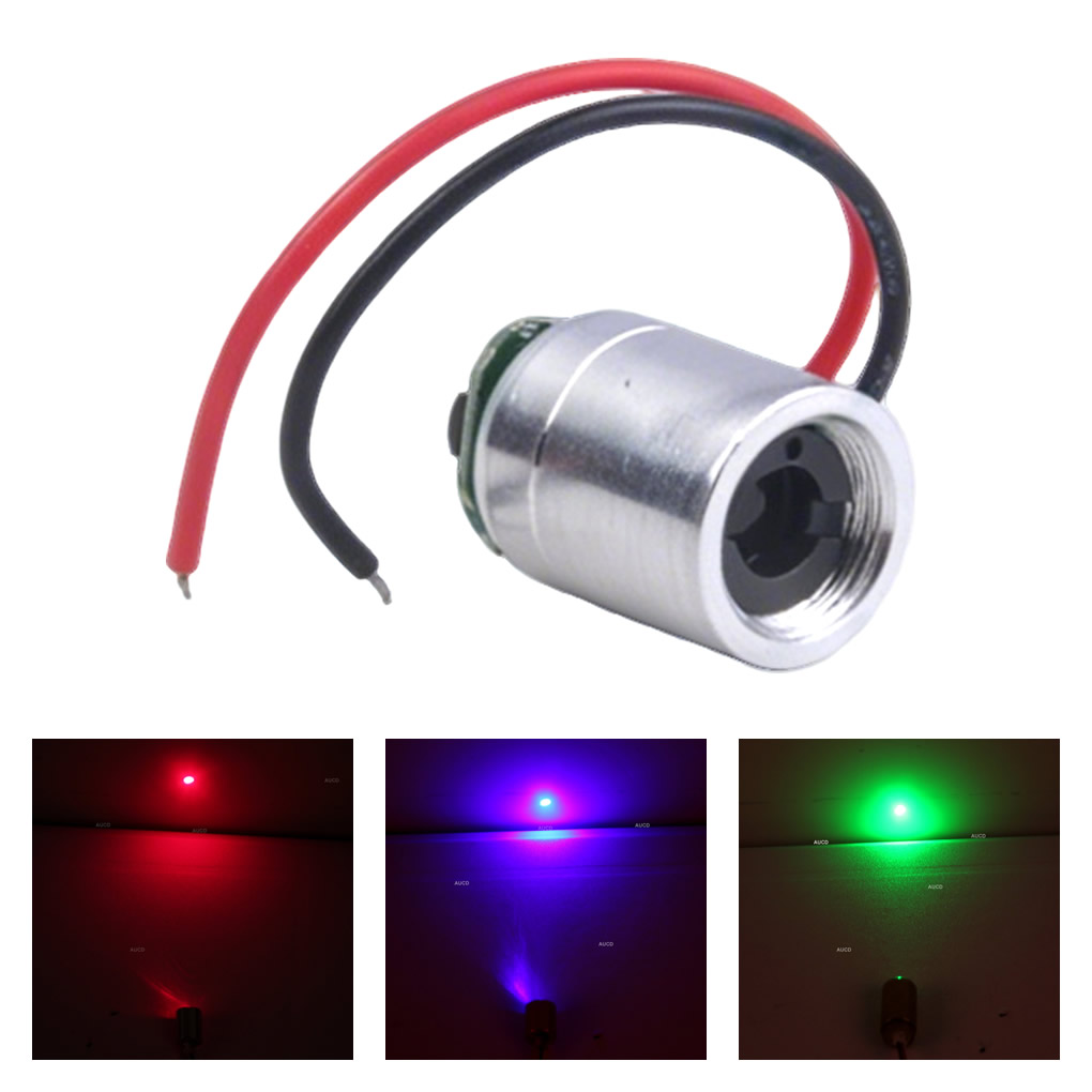 Diode Laser Module - Φ12x15mm DC 5V Merah-100mW Hijau-50mW Biru-100mW