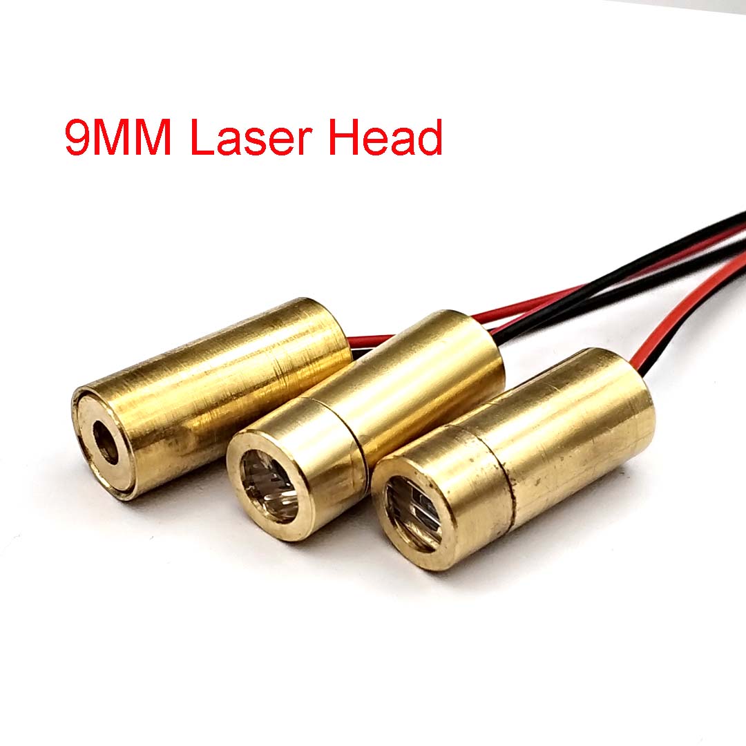 Diode Laser Module - Kepala Laser 650nm 9mm 3V 50mW,