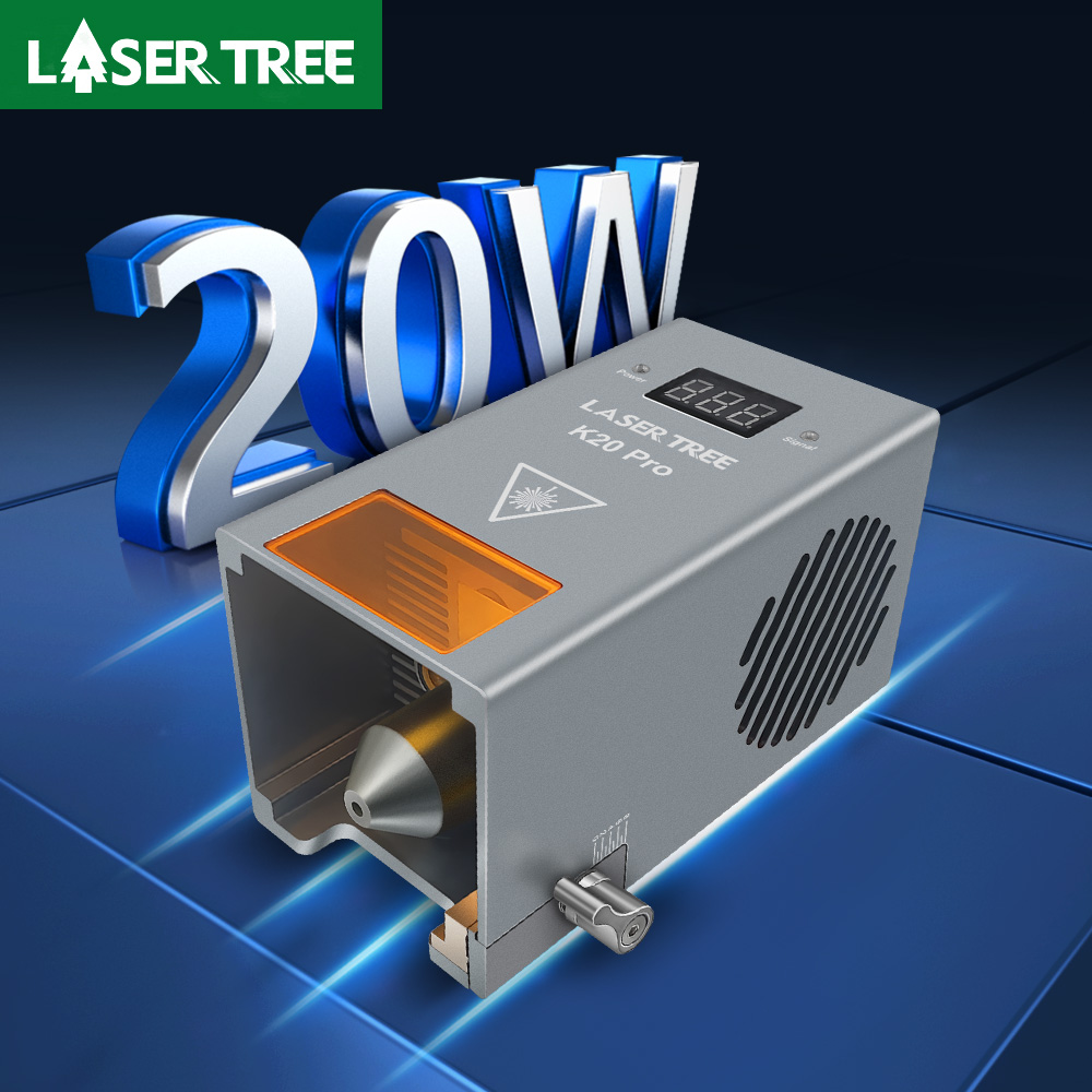 Industrial Laser Engraver - LASER Pohon 20W Daya Optik Laser