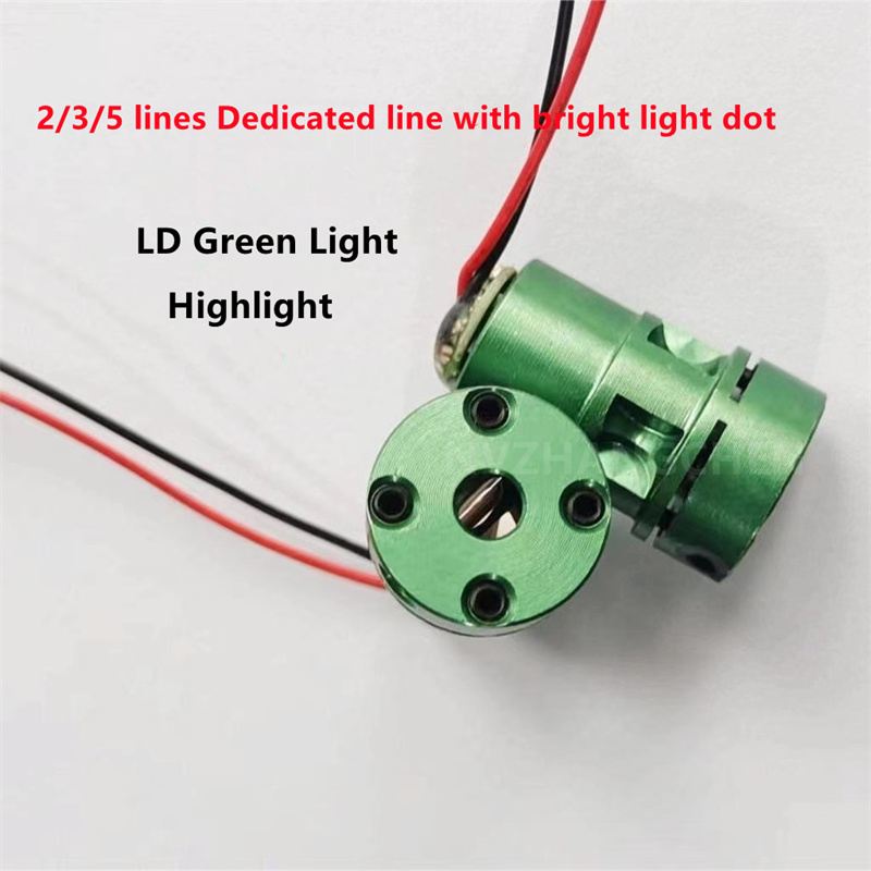 Diode Laser Module - 2//3/5 Garis Tingkat Laser Garis Hijau