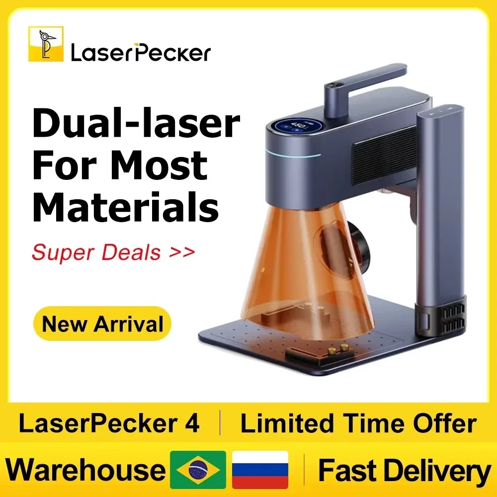 Industrial Laser Engraver - LASERPECKER mesin ukir Laser 4 LP4,