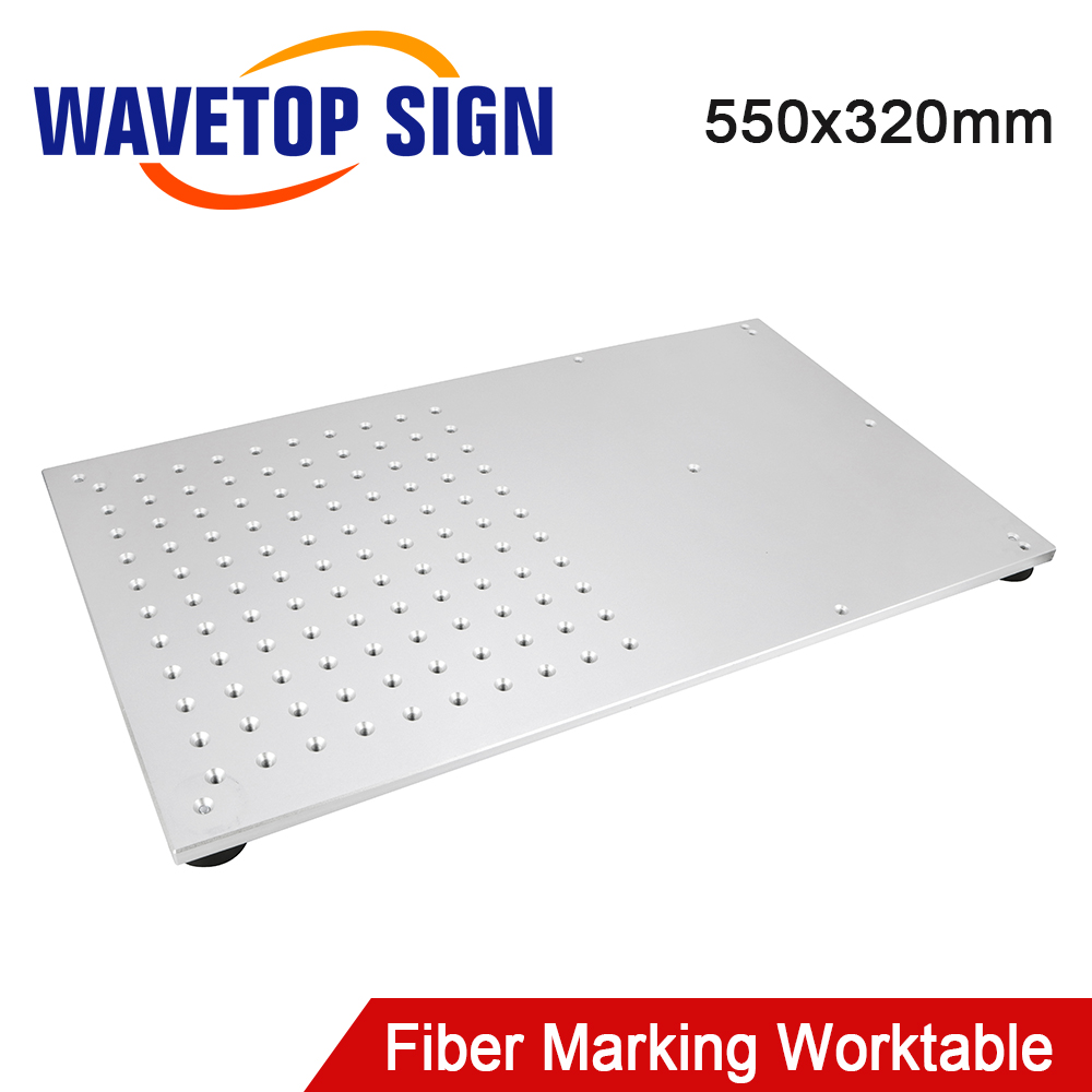 Laser Marking Machine - Meja Kerja Logam SignkoRay 550x320mm Ukuran