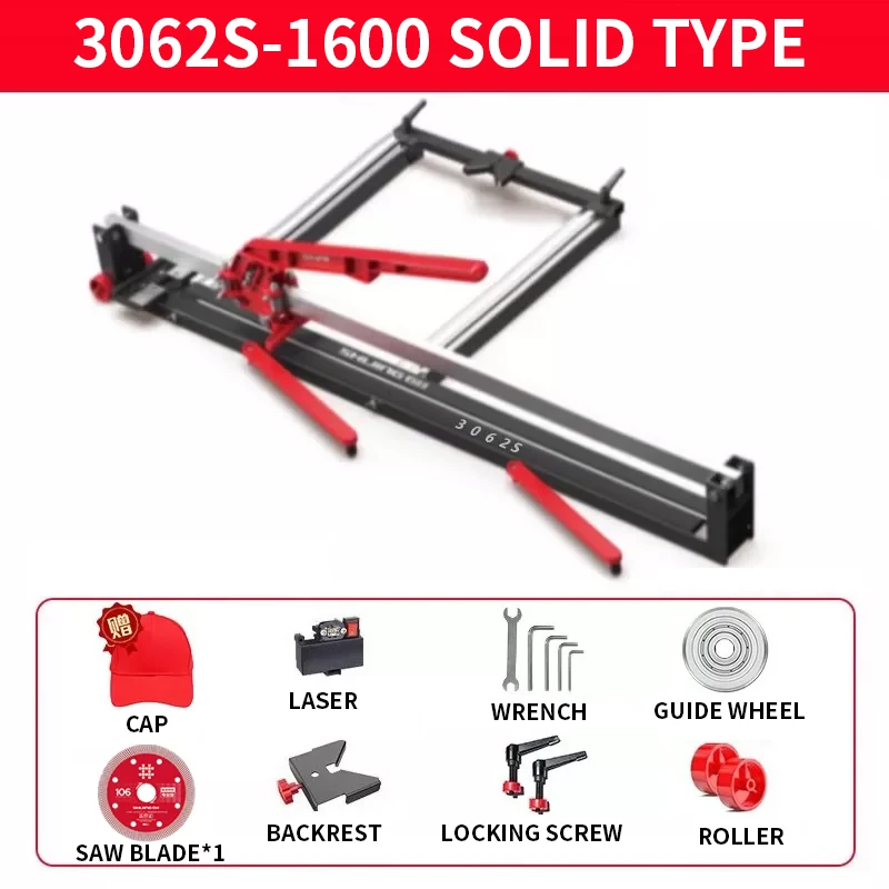 Industrial Grade Laser Cutter - Pemotong Ubin Geser 1.8M, Mesin Pemotong