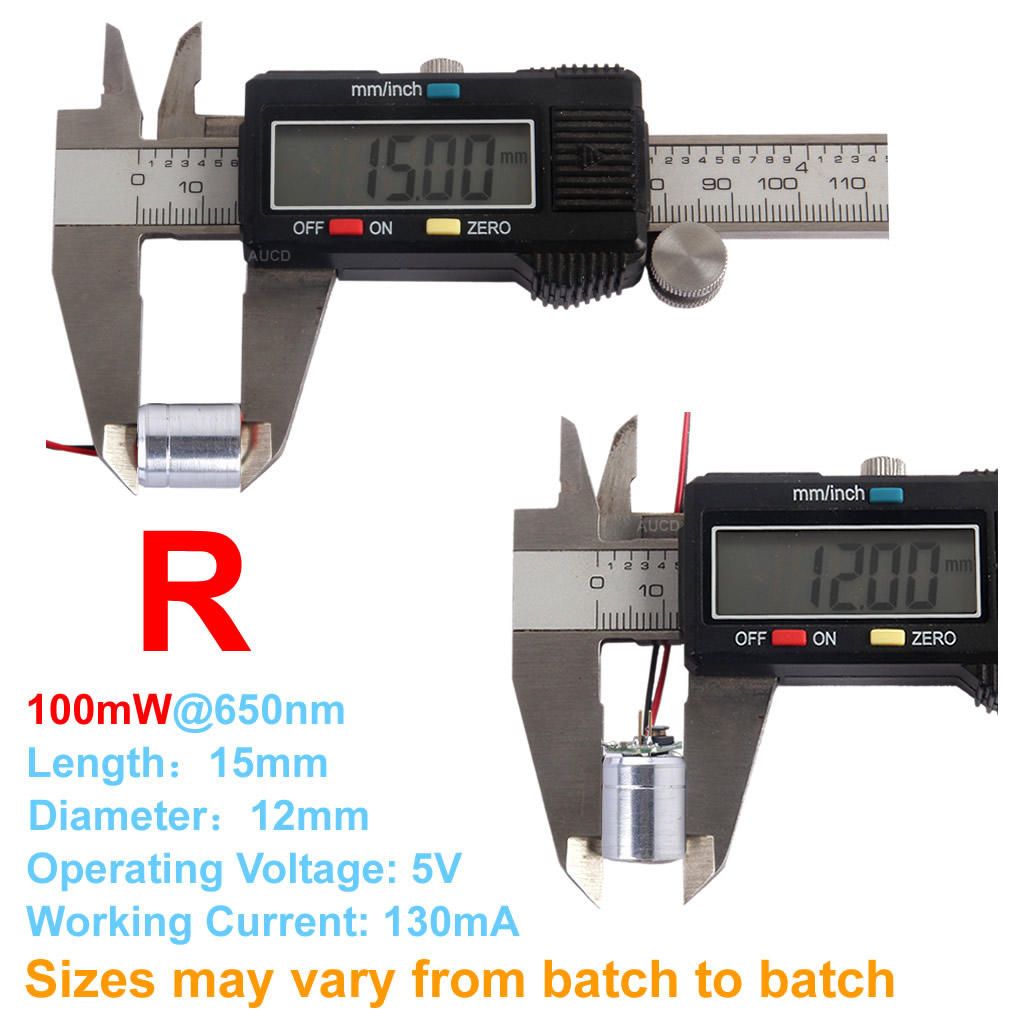 Φ12x15mm DC 5V Merah-100mW Hij - Diode Laser Module ulasan dan harga