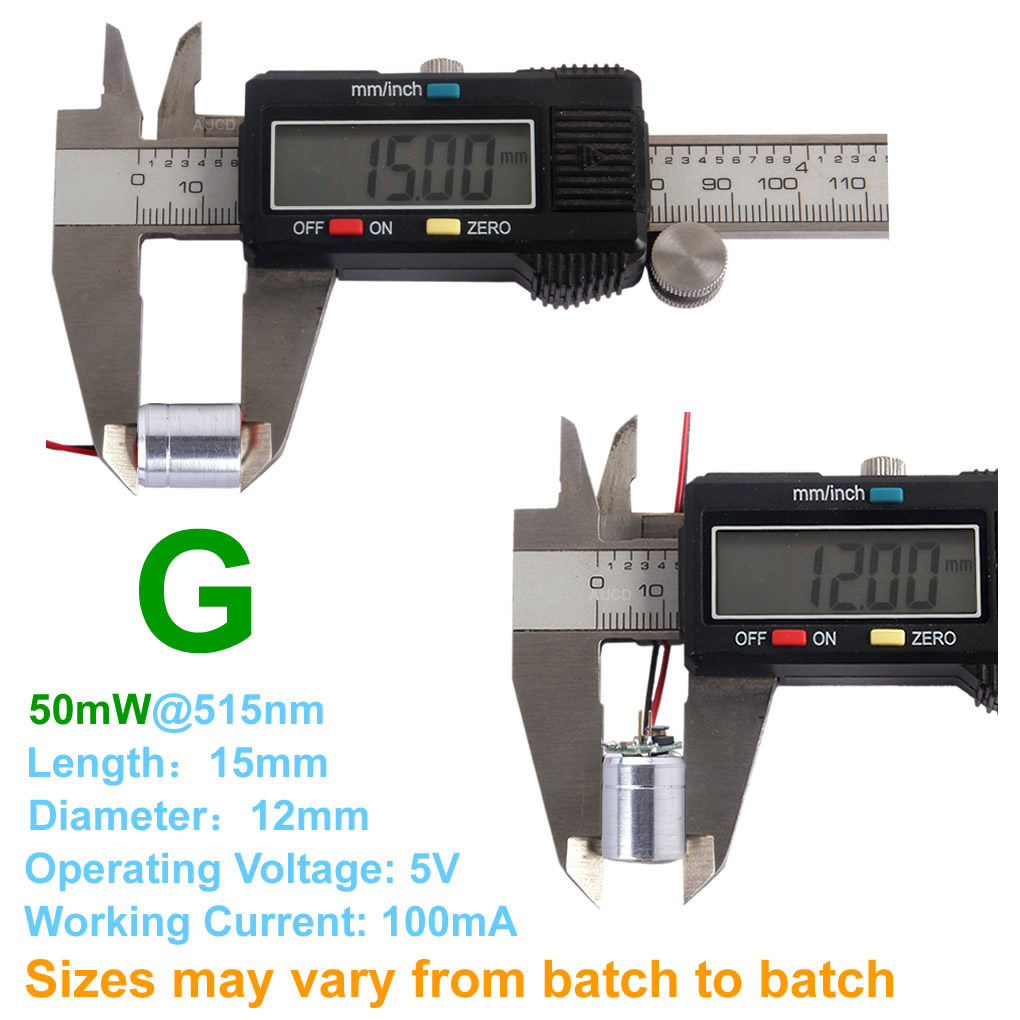 Φ12x15mm DC 5V Merah-100mW Hij - Diode Laser Module ulasan dan harga