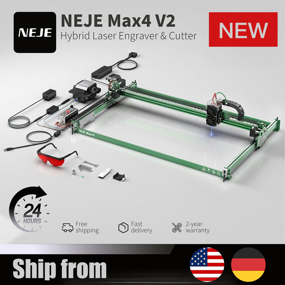 NEJE Max4 V2 E80 80W Mesin Pem - Industrial Grade Laser Cutter ulasan dan harga