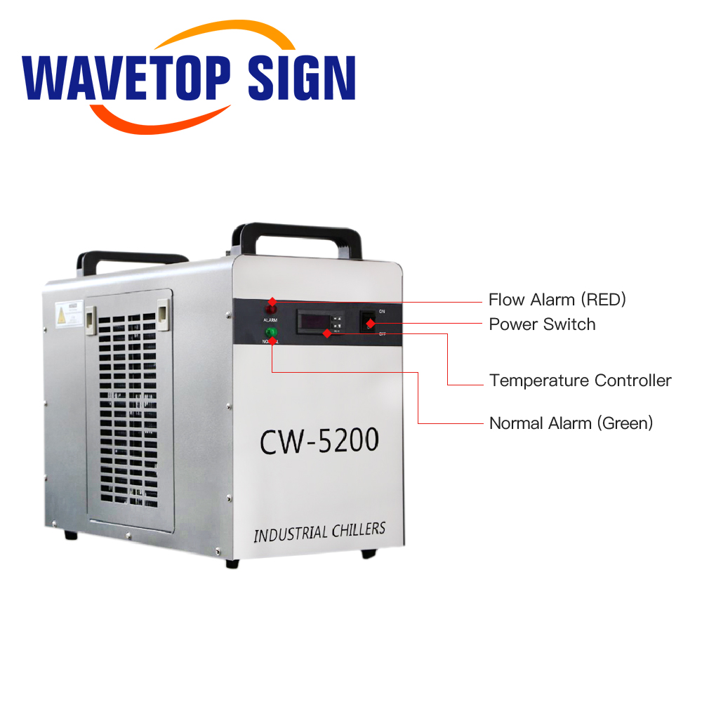 WaveTopSign CW-5200 Pendingin  - Industrial Laser Engraver ulasan dan harga