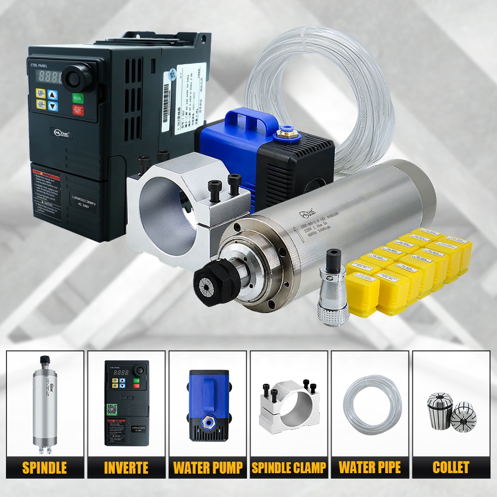 220V ER20 2.2kw 80mm Motor Spi - Cnc Router Machine ulasan dan harga