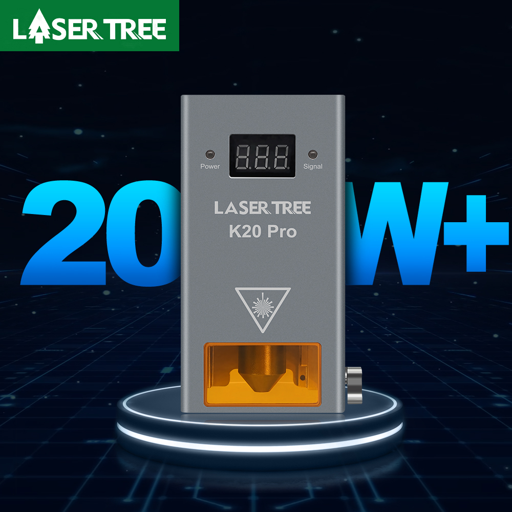 Pohon LASER K20 20W, kepala La - Industrial Laser Engraver ulasan dan harga