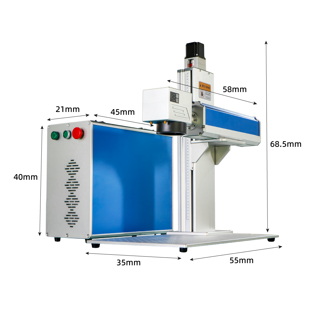 Mesin Pengukir Laser Serat Ray - Industrial Laser Engraver ulasan dan harga