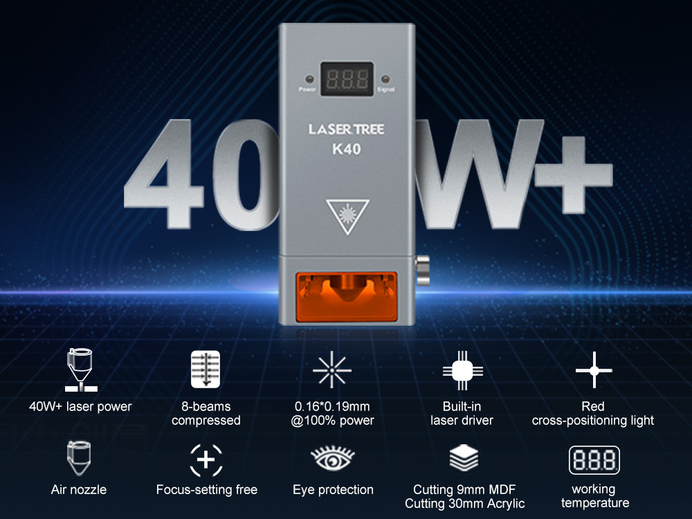 Kit Modul Laser Dioda Biru 20W - Diode Laser Module ulasan dan harga