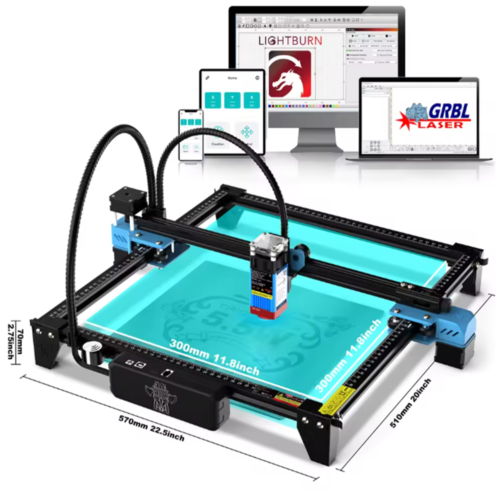 TwoTrees TTS-55 Pro/TTS-10 Pro - Laser Marking Machine ulasan dan harga