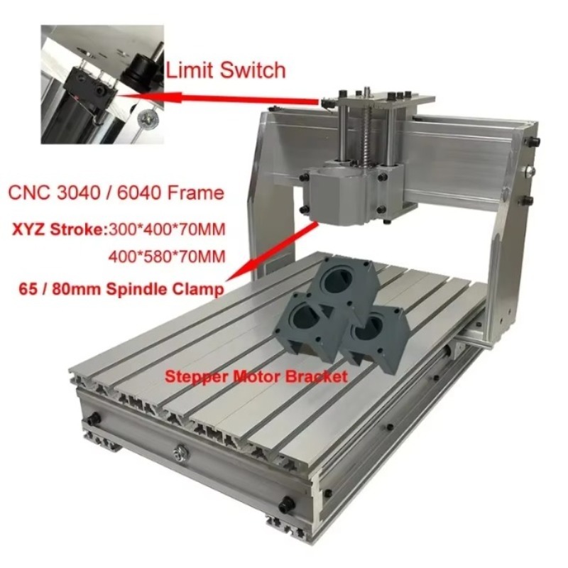 Kit Rangka CNC Aluminium 3040  - Cnc Router Machine ulasan dan harga